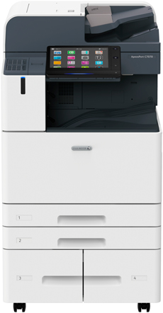 デジタルカラー複合機「ApeosPort C7070」、モノクロ複合機「ApeosPort 4570」、カラープリンター「ApeosPort Print C5570」【マルチファンクションプリンタ】